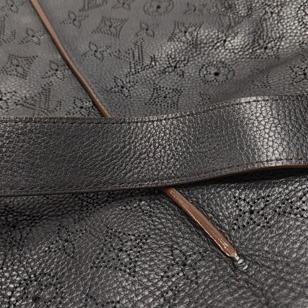 SELENE Monogram Calfskin Black