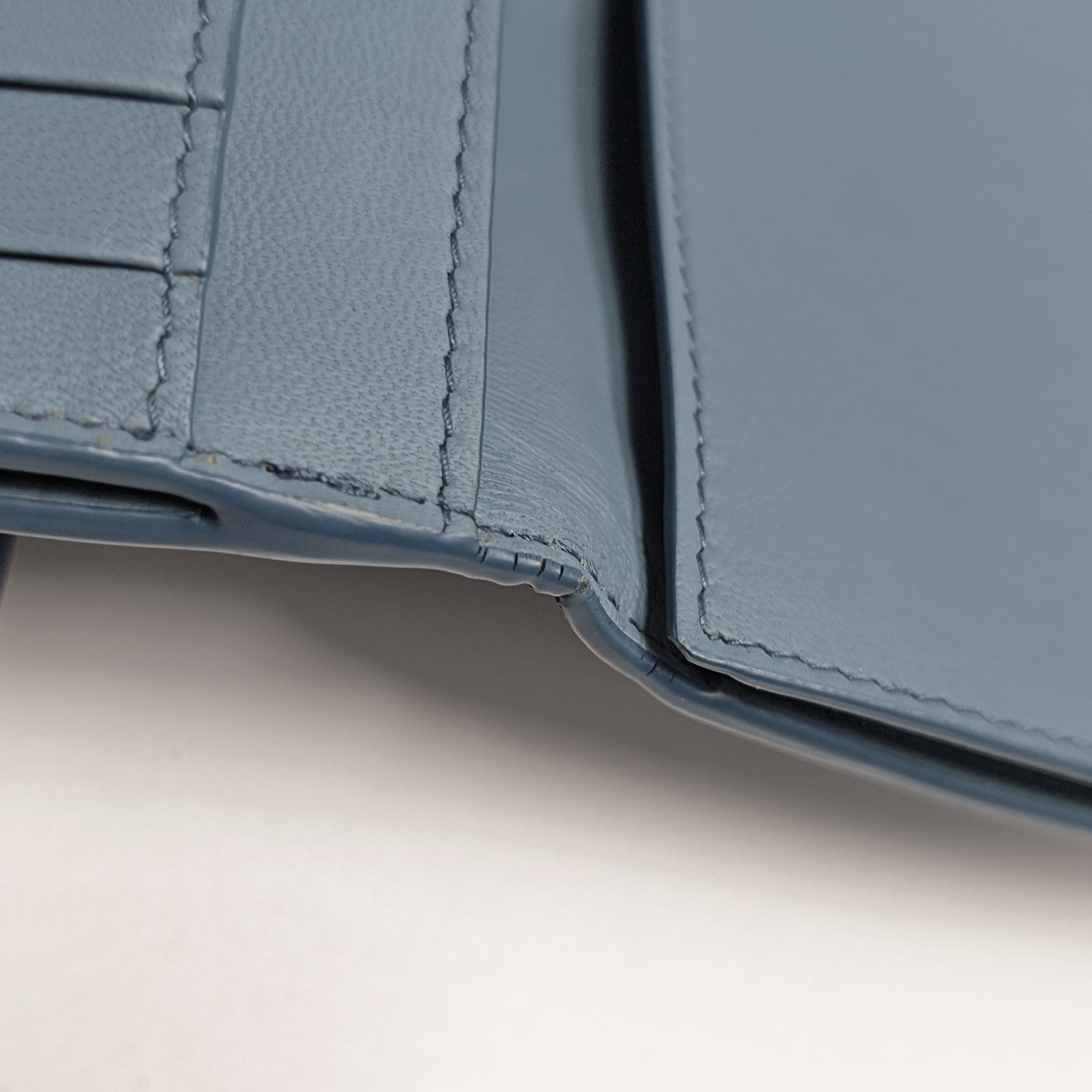 Lambskin Wallet Blue