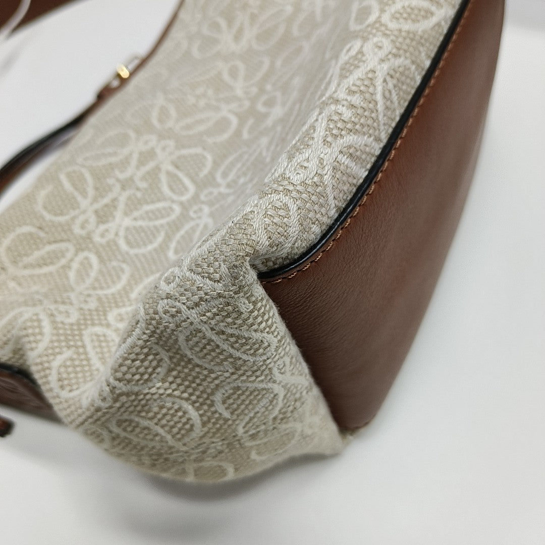 Monogram Canvas Top Handle Bag Beige
