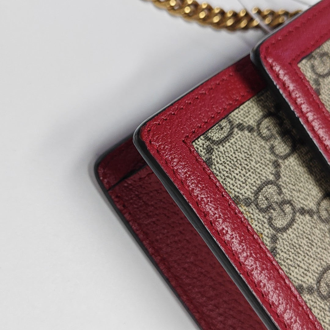 Queen Margaret Mini Monogram Coated Canvas Beige