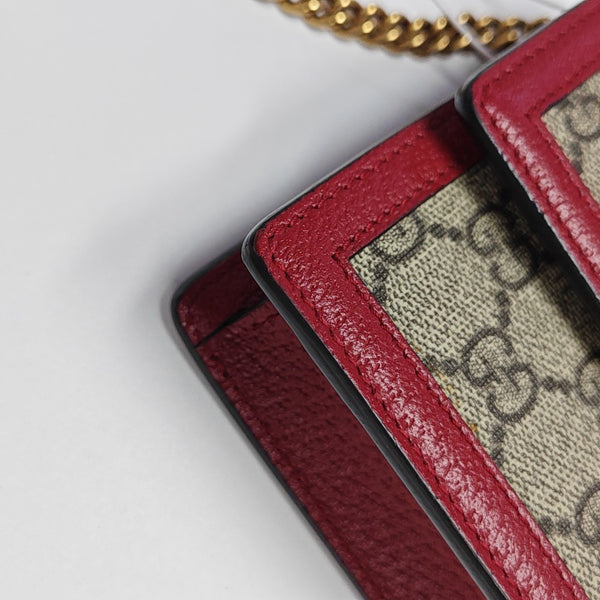 Queen Margaret Mini Monogram Coated Canvas Beige