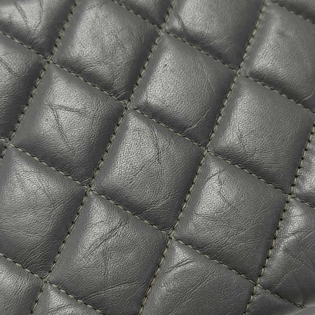 2.55 224 Quilted Calfskin Gray Wallet