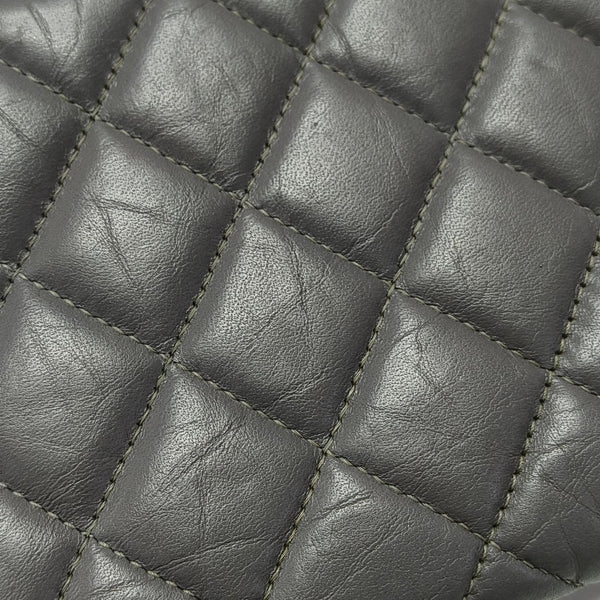 2.55 224 Quilted Calfskin Gray Wallet