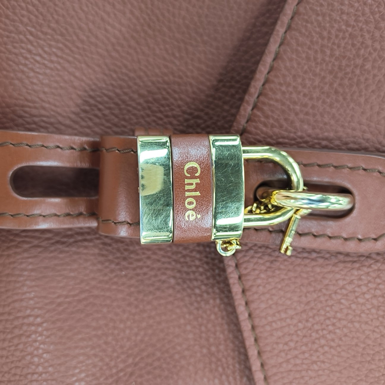 Aby Small Calfskin Brown