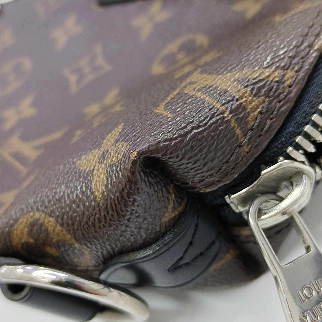 KITAN Monogram Coated Canvas Brown