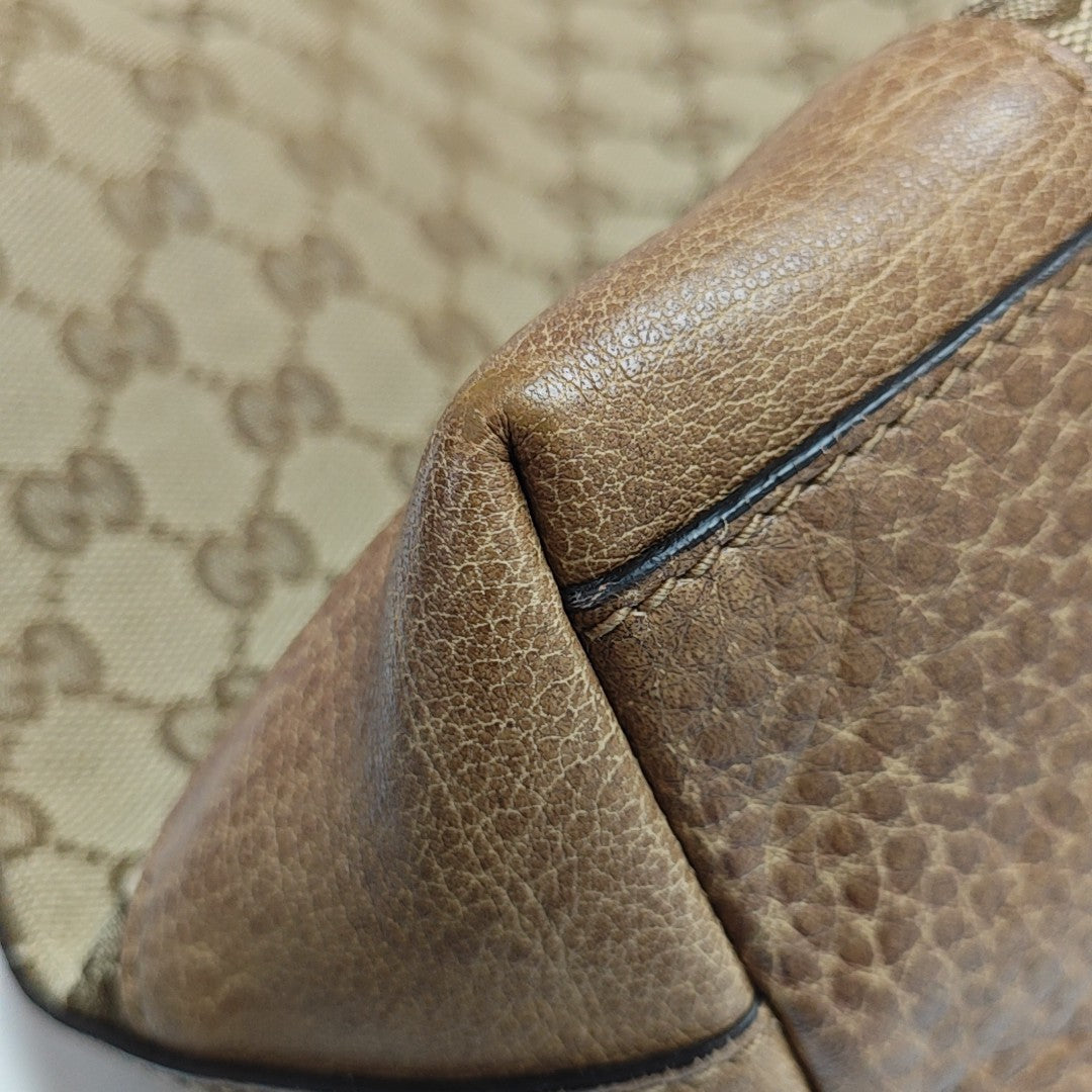 Bree Monogram Canvas Beige
