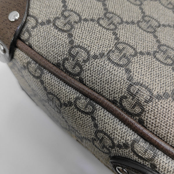 Trunk Monogram Coated Canvas Brown