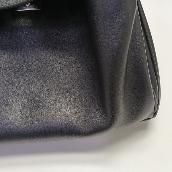 Calfskin Shoulder Bag Black