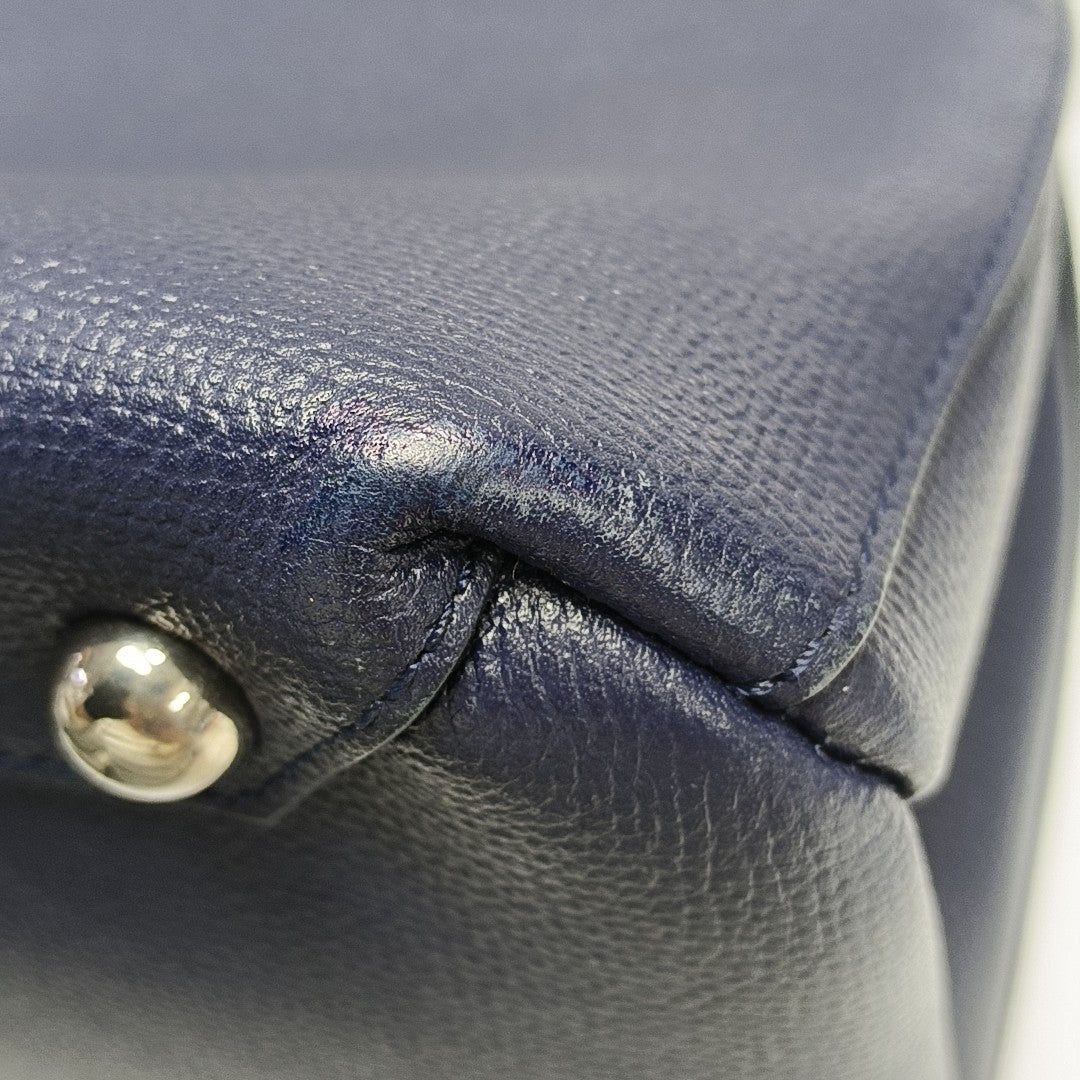 The Banner Calfskin Blue