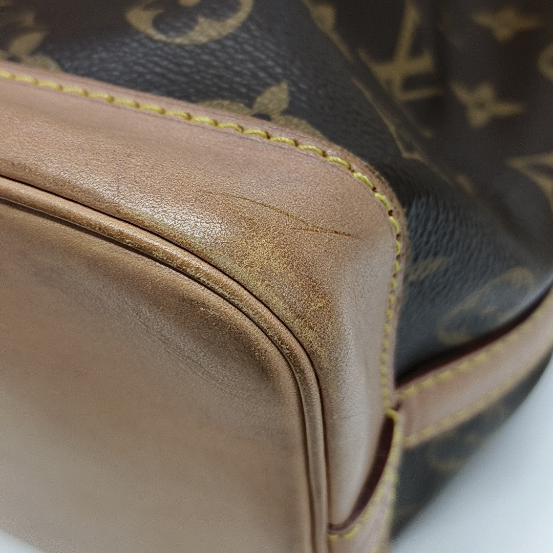 NOÉ BB Monogram Coated Canvas Brown