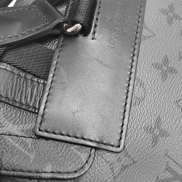 CHRISTOPHER PM Monogram Coated Canvas Gray