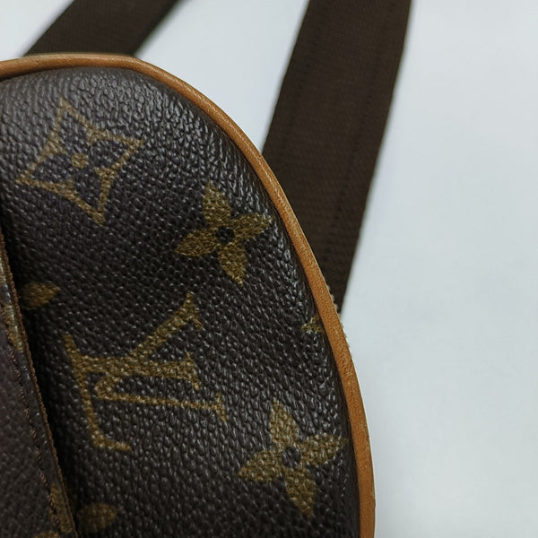 GANGE Monogram Coated Canvas Brown
