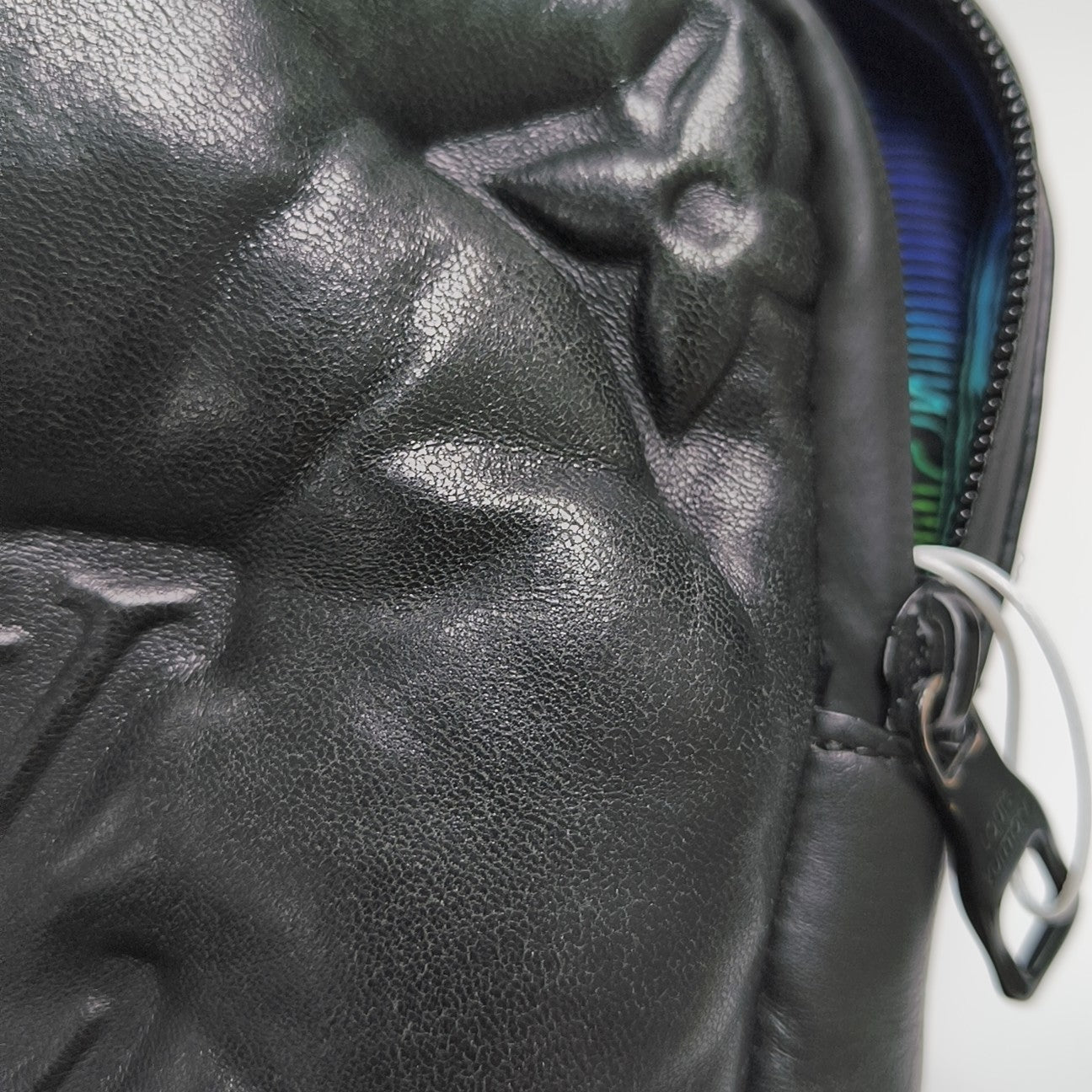 Monogram Lambskin Belt Bag Black