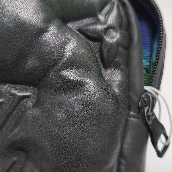 Monogram Lambskin Belt Bag Black