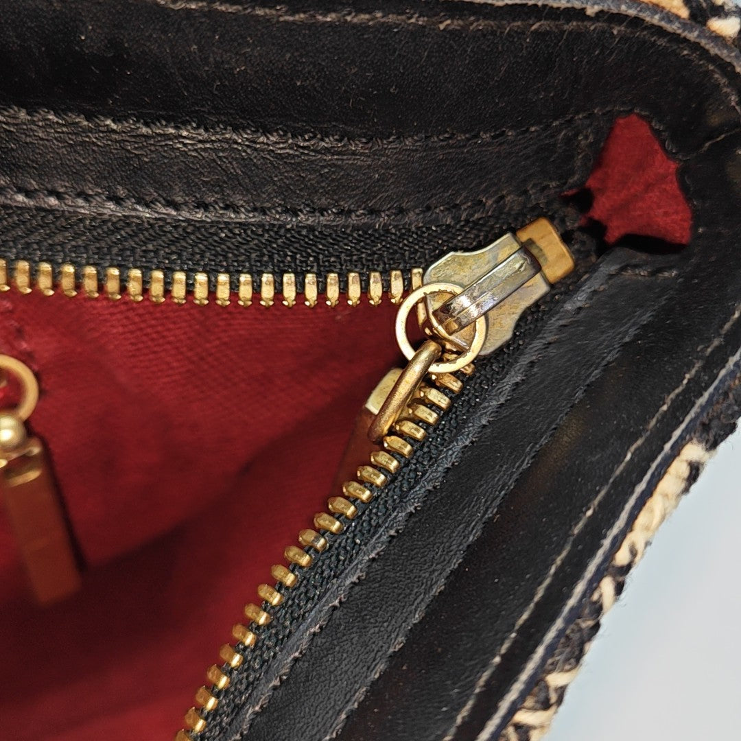 Fabric Shoulder Bag Beige