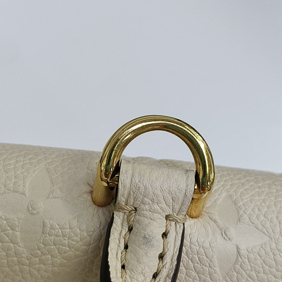 NANO MADELEINE Nano Monogram Calfskin Beige