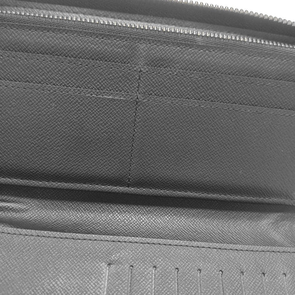 CLÉMENCE Monogram Coated Canvas Gray Wallet