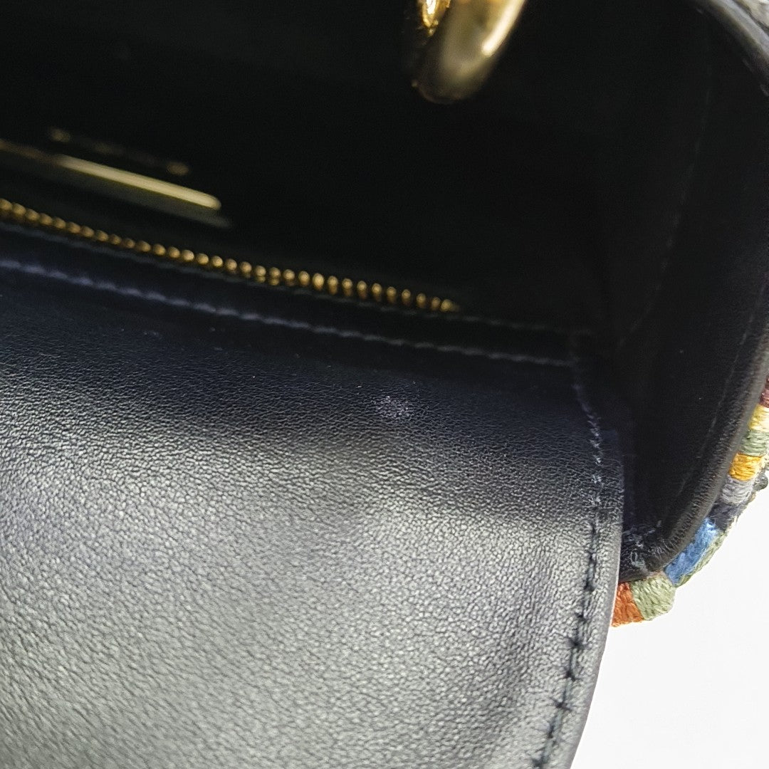 Lady Dior Mini Special Material Multicolor