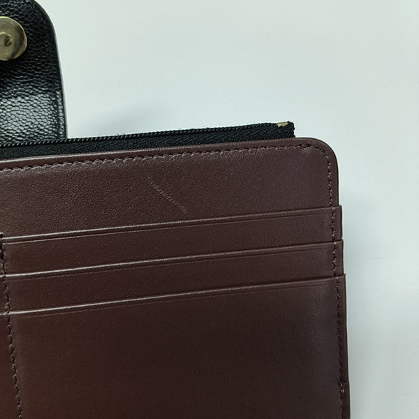 Quilted Lambskin Wallet Large Black
