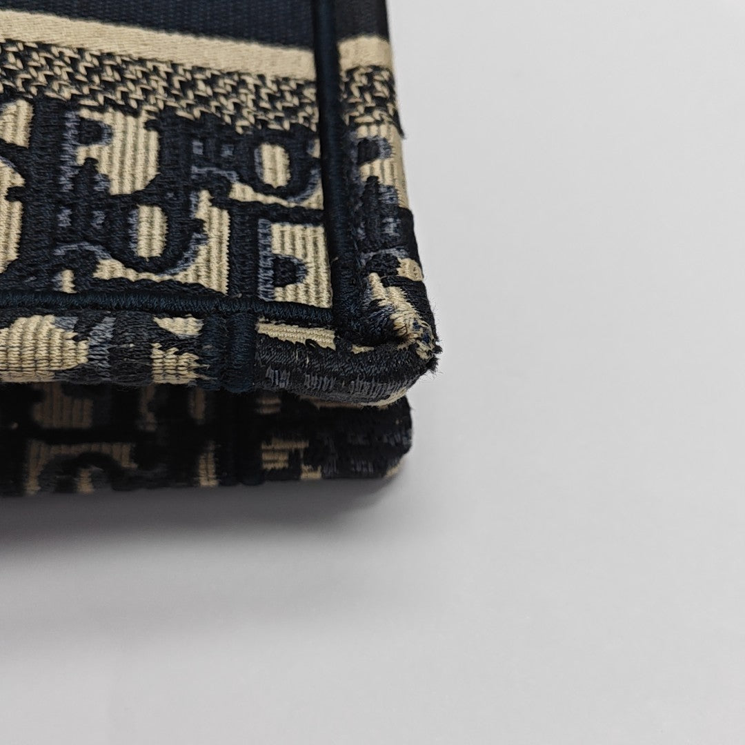 Book Tote Mini Canvas Blue