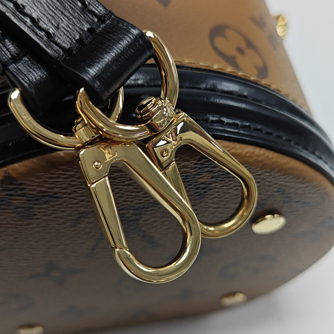 CANNES PM Monogram Coated Canvas Brown