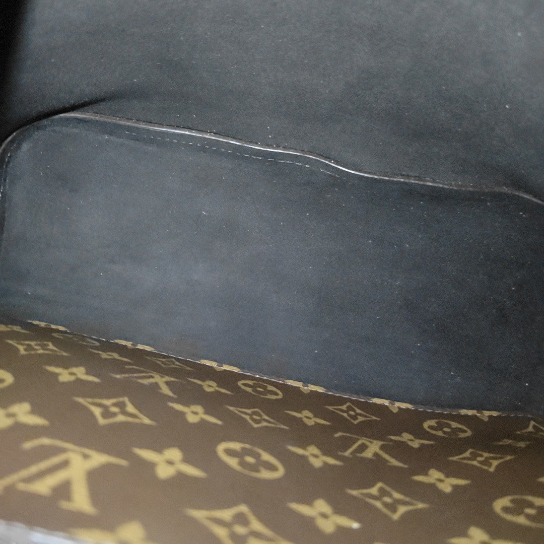 NÉONOÉ MM Monogram Coated Canvas Brown