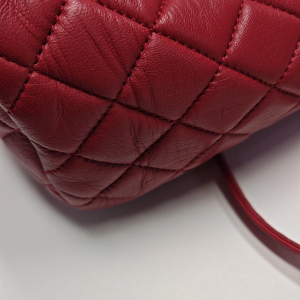 URBAN SPIRIT Small Quilted Lambskin Red