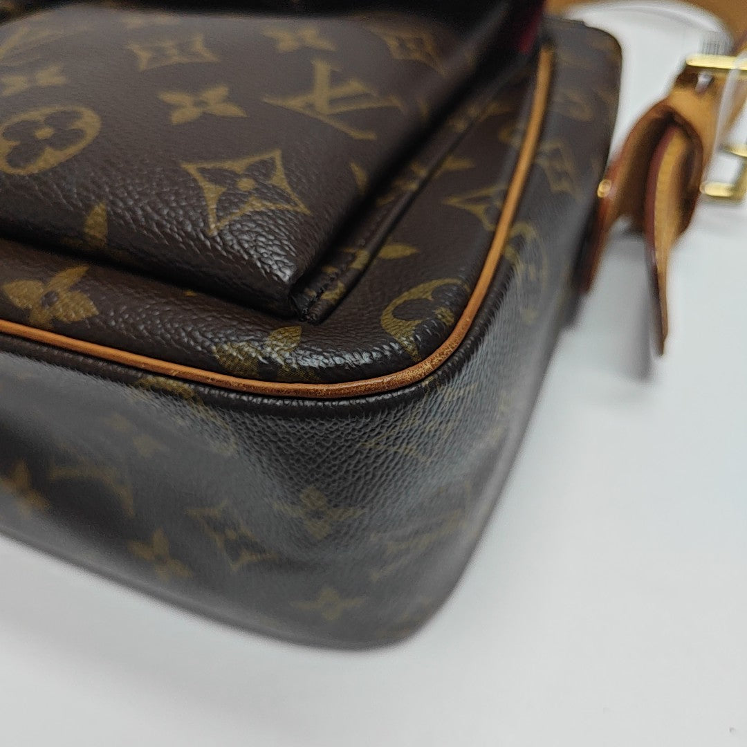 VIVA CITE Monogram Coated Canvas Brown