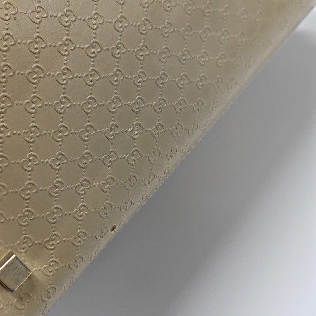 Calfskin Top Handle Bag Beige