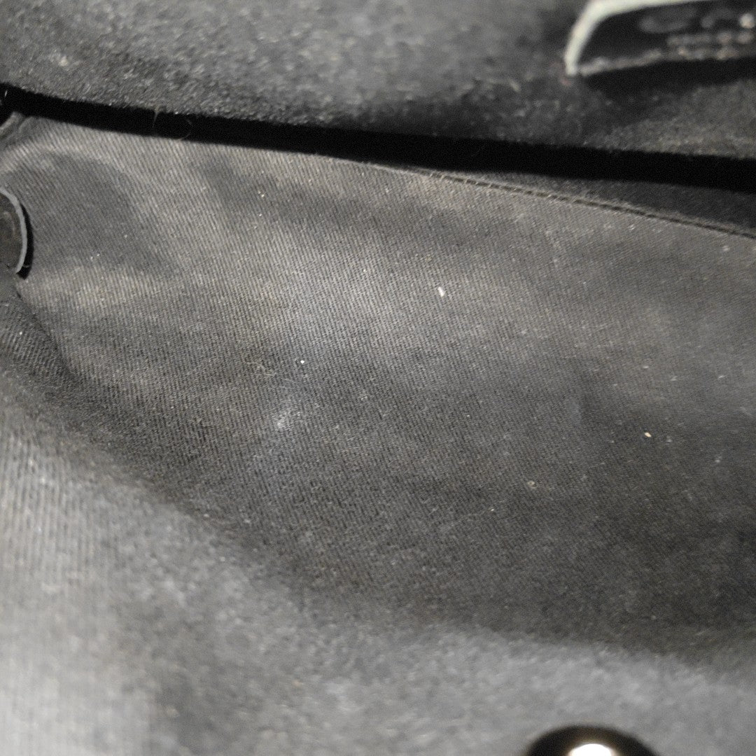 Quilted Calfskin Shoulder Bag Black