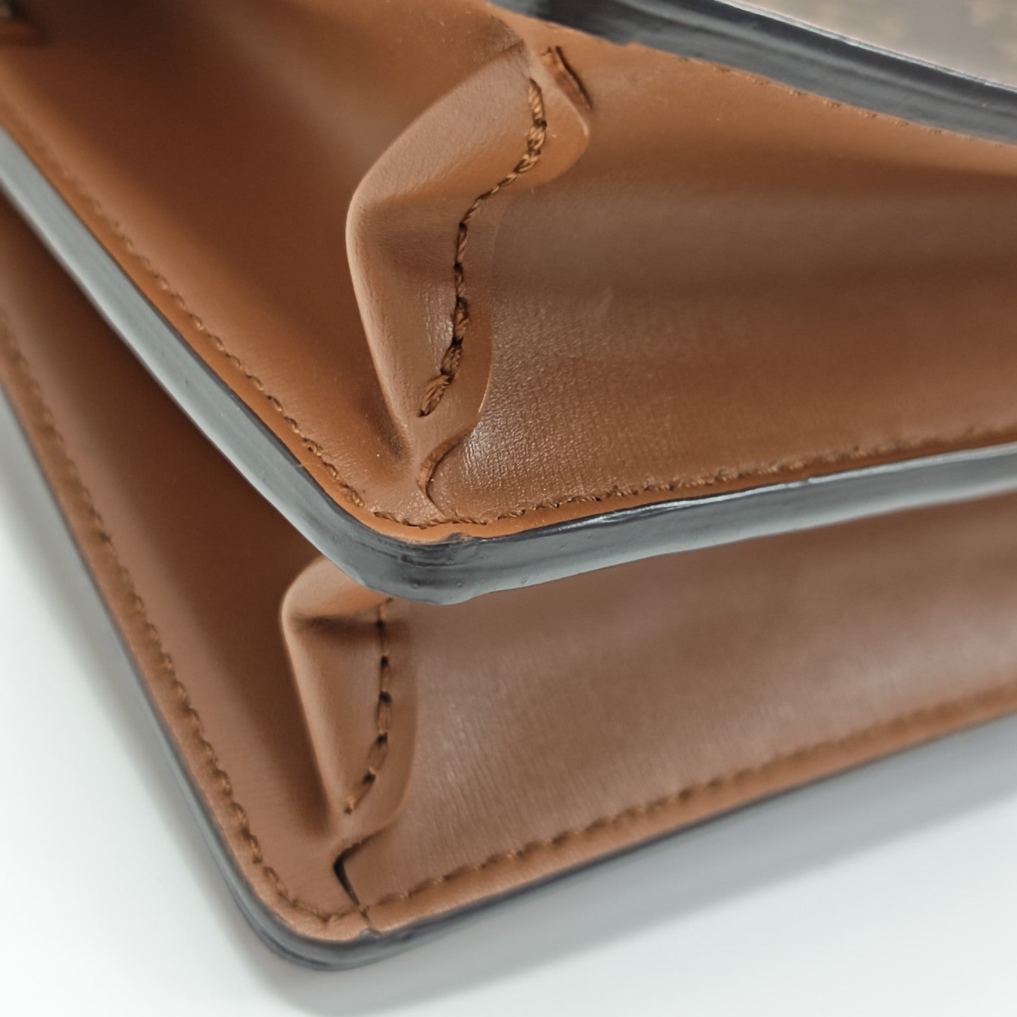 DAUPHINE Mini Monogram Coated Canvas Brown