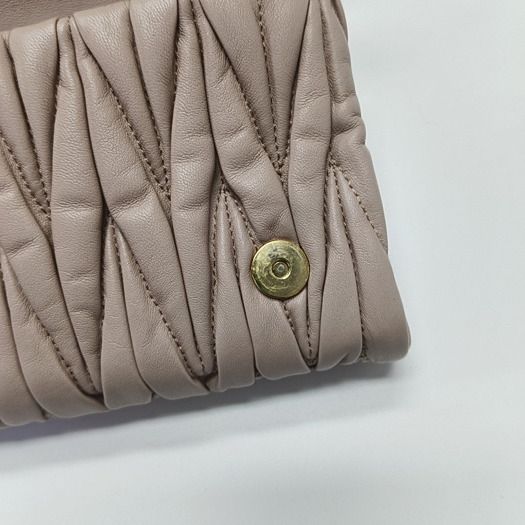 Quilted Lambskin Shoulder Bag Pink