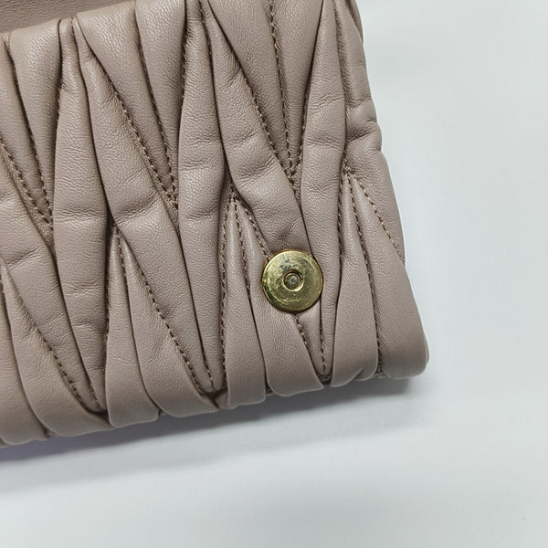 Quilted Lambskin Shoulder Bag Pink
