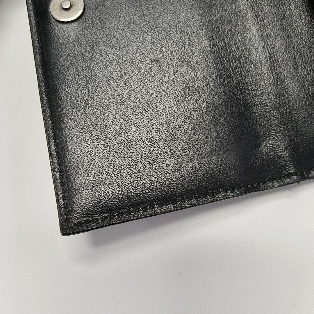 Sharp Calfskin Black