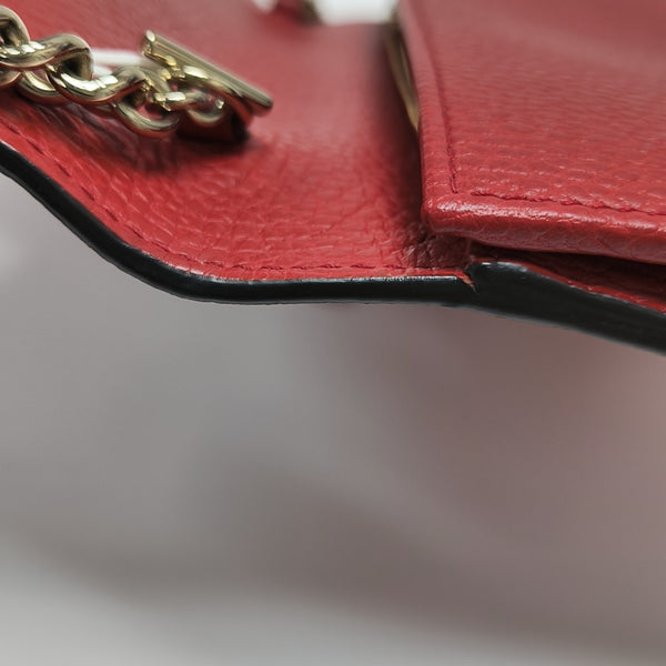Calfskin Shoulder Bag Red