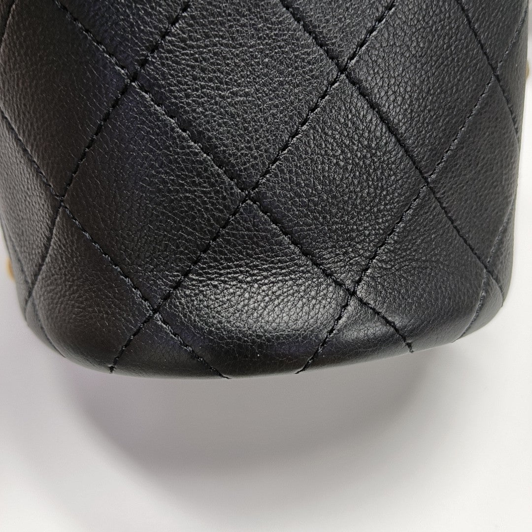 Quilted Calfskin Black