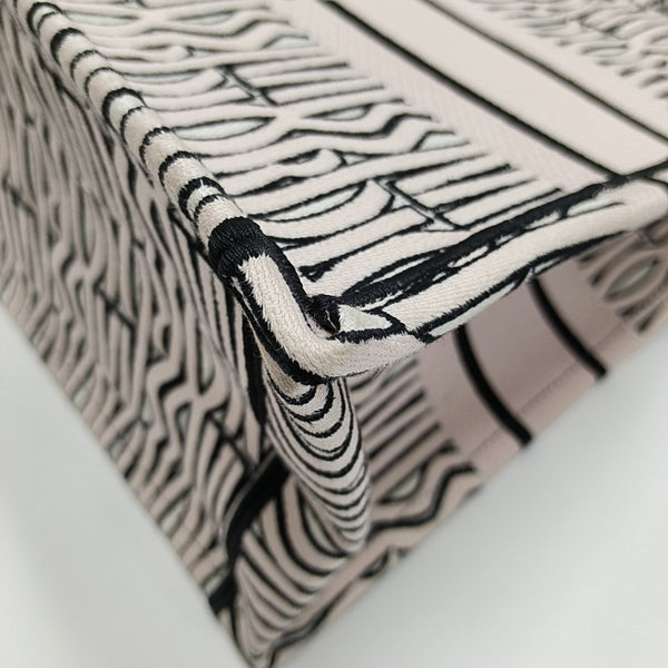 Book Tote Medium Canvas White