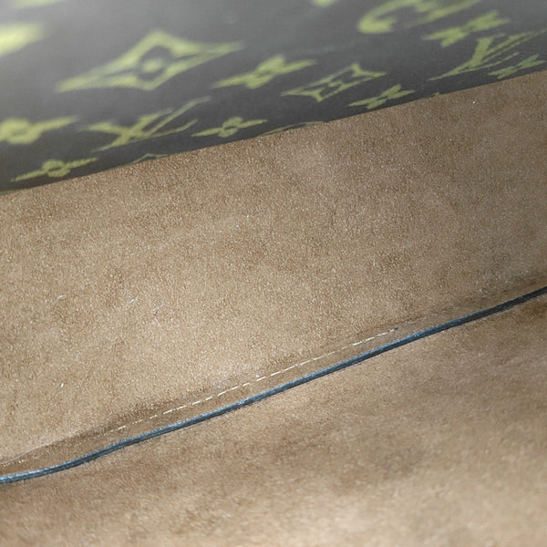 NÉONOÉ MM Monogram Coated Canvas Brown