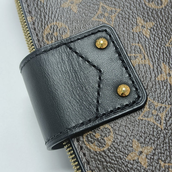 TRUNK Monogram Coated Canvas Brown