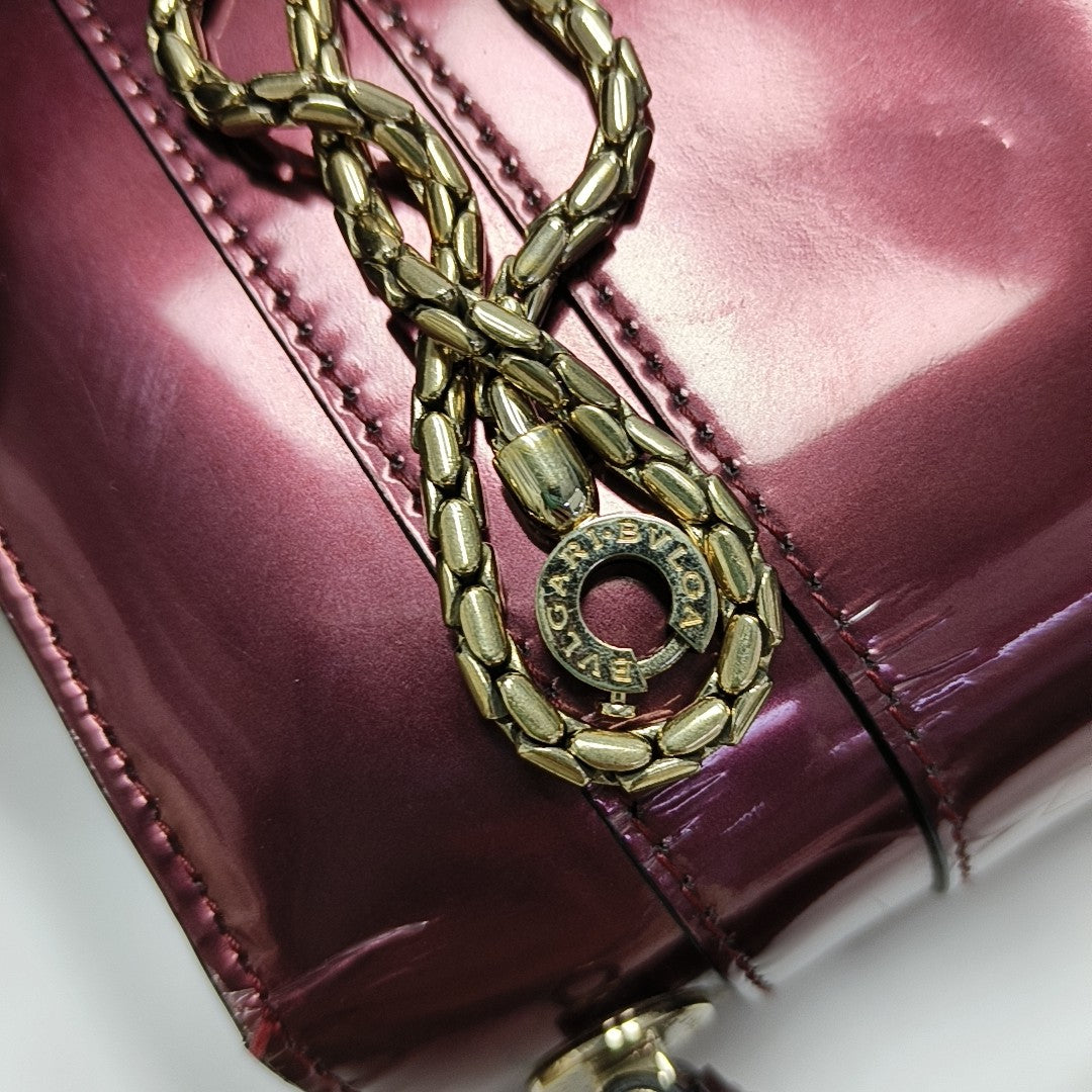 SERPENTI FOREVER Small Quilted Calfskin Red