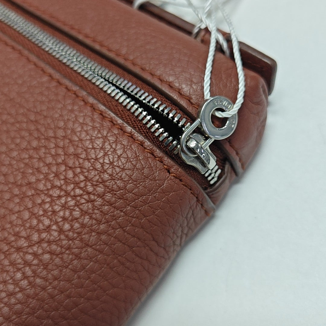 Extra Pocket Mini Leather Red