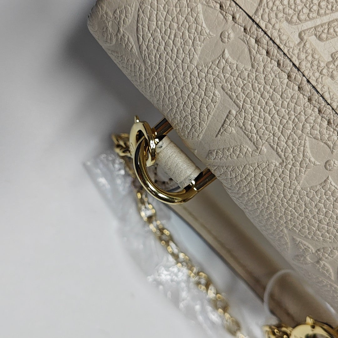 MADELEINE Nano Monogram Calfskin Beige