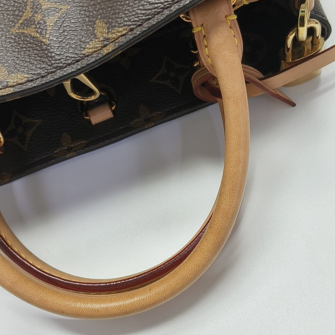 MONTAIGNE Monogram Coated Canvas Brown