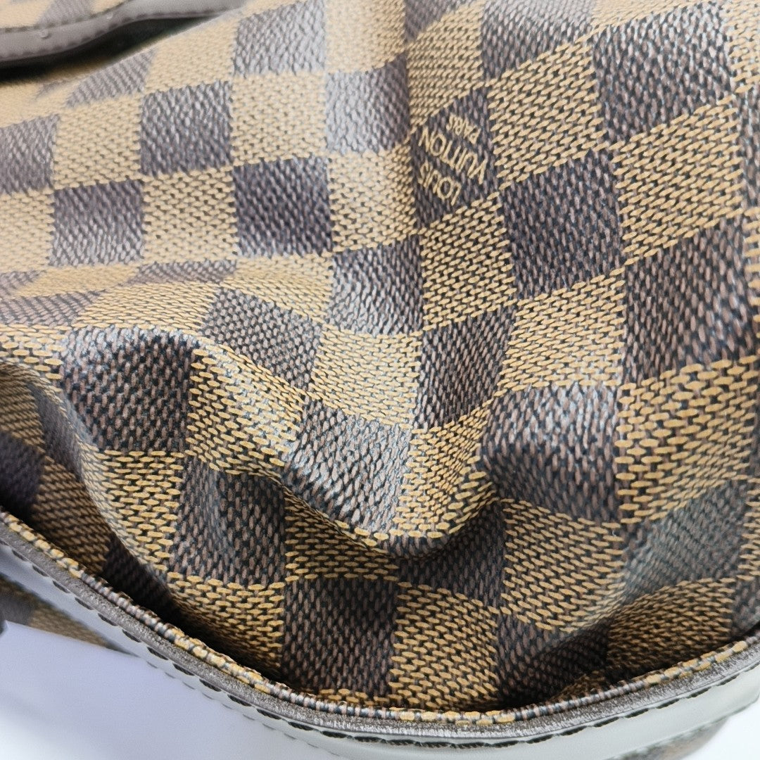 CHELSEA Damier Ebene Coated Canvas Brown