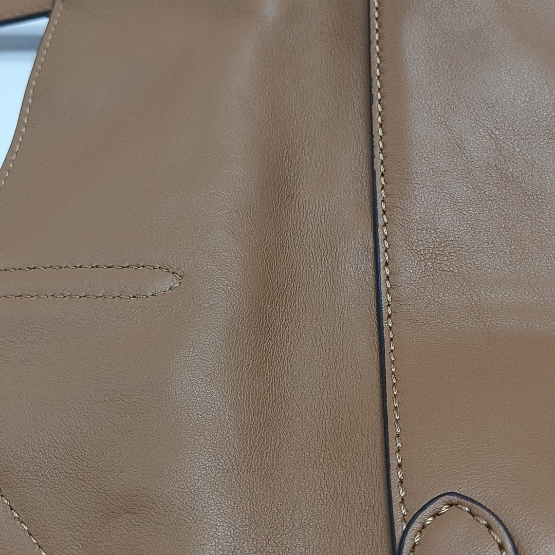 Flip Large Calfskin Brown