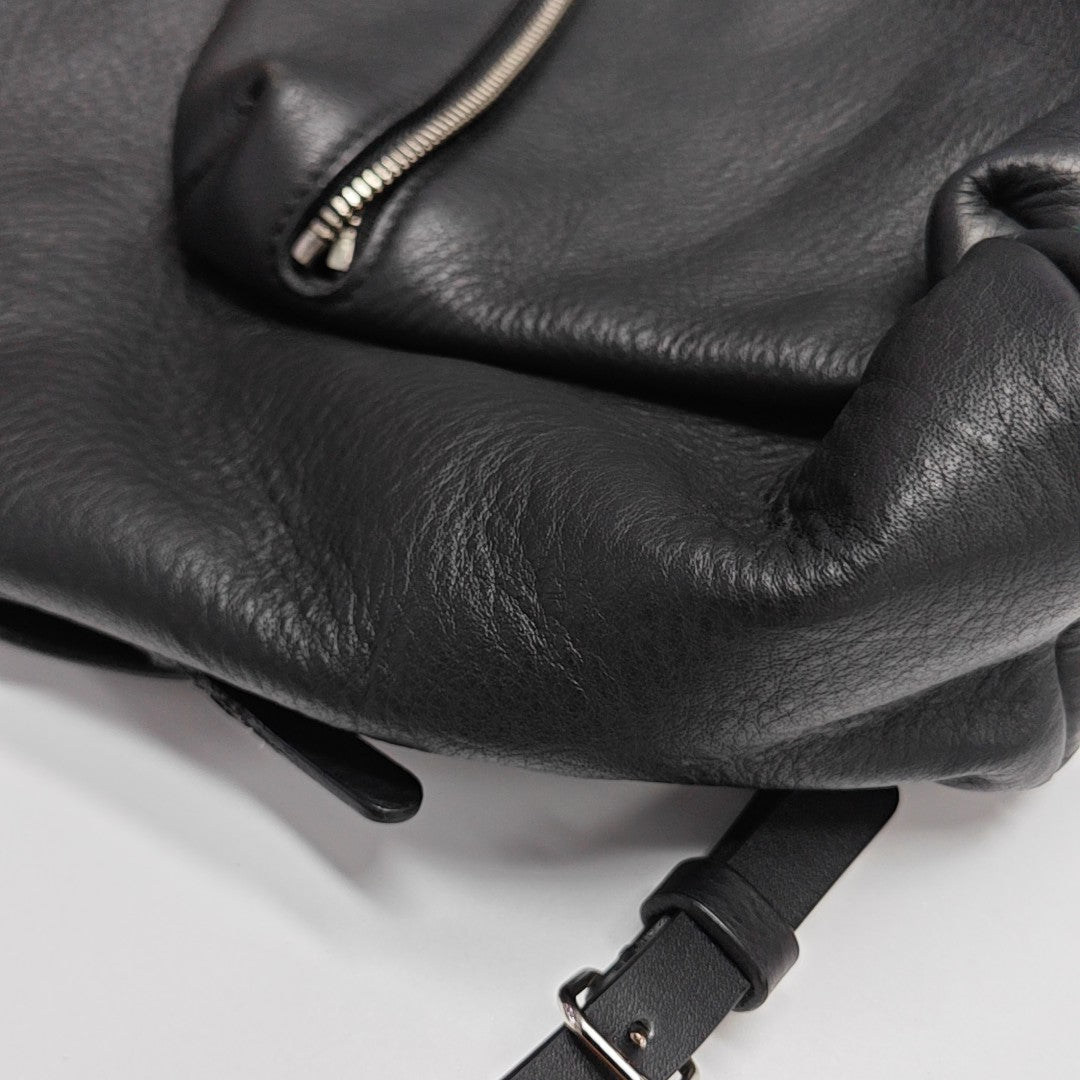 Calfskin Backpack Large Black