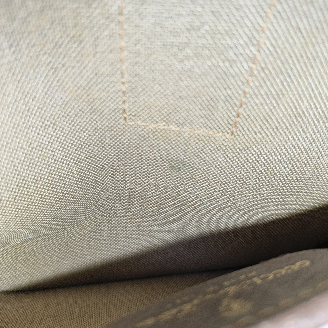 Ophidia Mini Monogram Coated Canvas Beige
