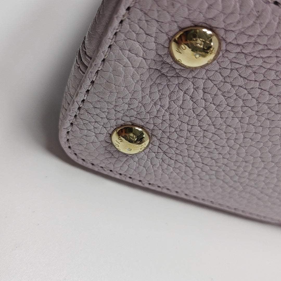 CAPUCINES Mini Calfskin Purple