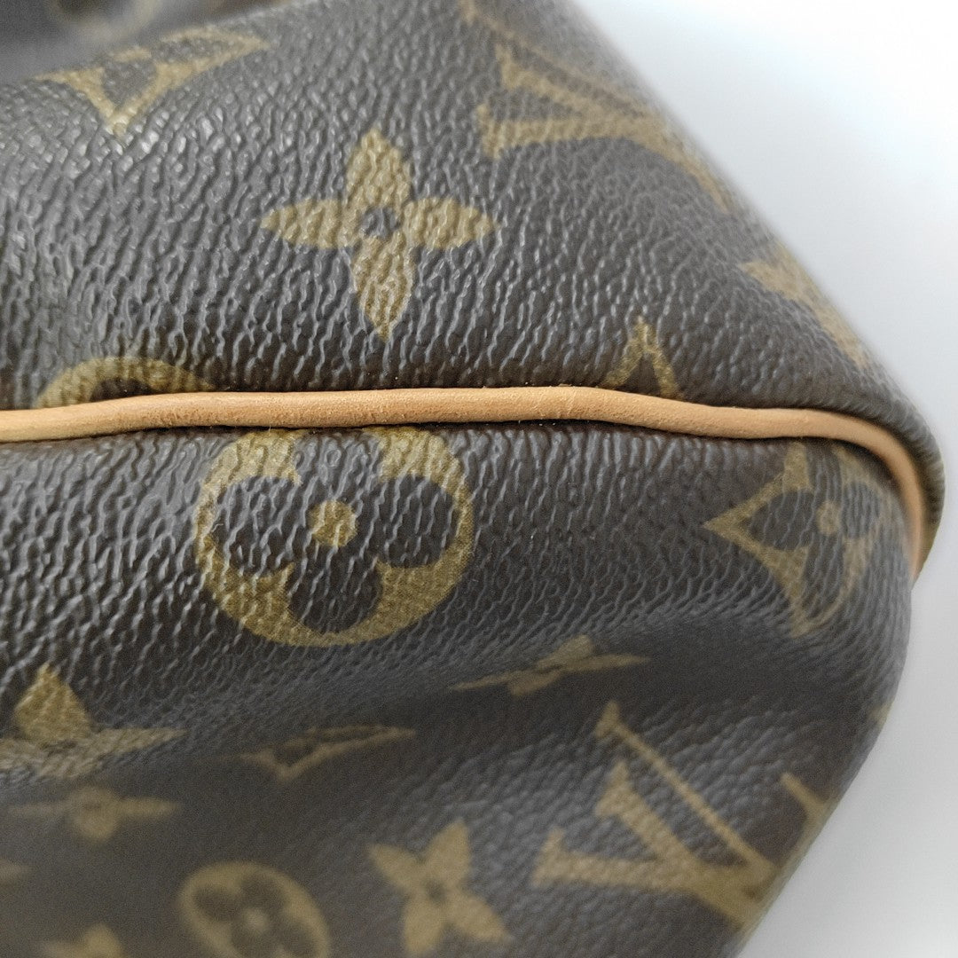 SPEEDY 30 Monogram Coated Canvas Brown
