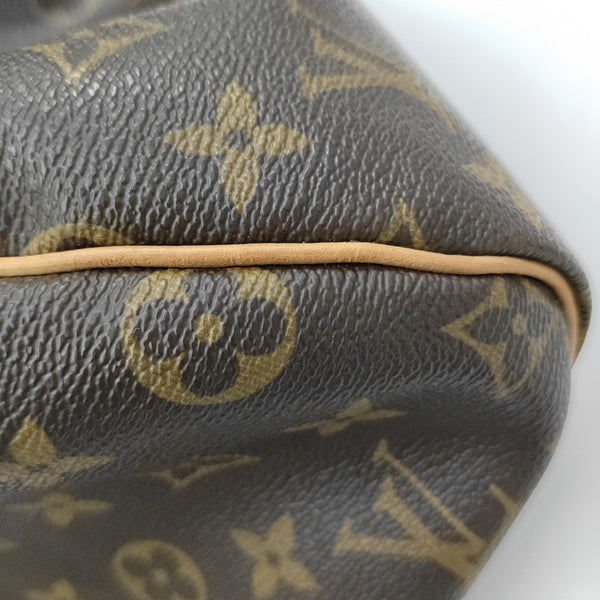 SPEEDY 30 Monogram Coated Canvas Brown